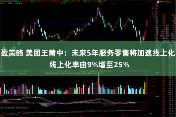 盈策略 美团王莆中：未来5年服务零售将加速线上化 线上化率由9%增至25%