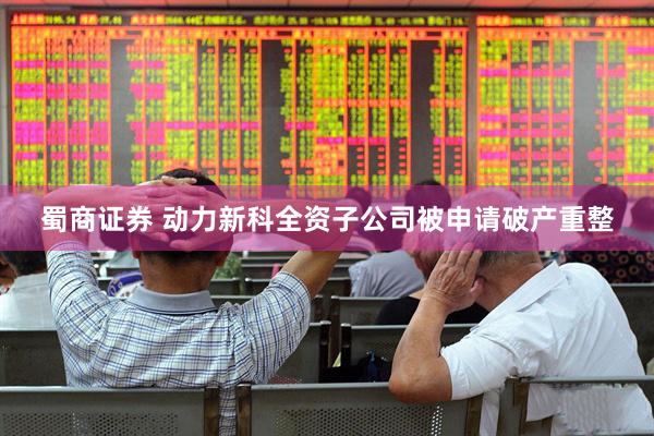 蜀商证券 动力新科全资子公司被申请破产重整